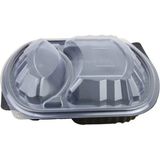 Kumsal Mutfak Menü Box 2 Bölmeli Yemek Kabı Set (25 Adet)