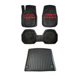 Kumsal Otomotiv Citroen Nemo Combi 2008 ve Sonrası Bagaj Havuzu 3D Kırmızı Extra Havuzlu Oto Paspas