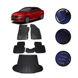Kumsal Otomotiv Fiat Egea Sedan 2015-2021 Arası 4D Havuzlu Oto Paspas ve Bagaj Set