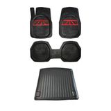 Kumsal Otomotiv Volkswagen Caddy Combi 2004 2010 Bagaj Havuzu 3D Extra Havuzlu Kırmızı Oto Paspas