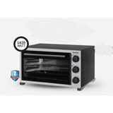 Kumtel 1420W Siyah Mini Fırın 35 Litre Kompakt Tasarım Emaye Tepsi ile Güçlü Pişirme KF-5320-A0I