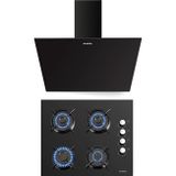 Kumtel 2\'li Dinamik Siyah Ankastre Set