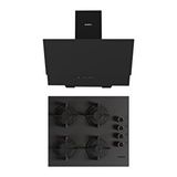 Kumtel 2'li Magic Cam Ankastre Set (ocak-davlumbaz) Antrasit