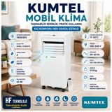 Kumtel 7000 Btu Portatif ,Taşınabilir Juniper Kmpac-7 Mobil Klima