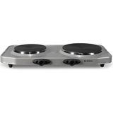 Kumtel Elektrikli Setüstü Hotplate Ocak 1000W+1500W Metal Malzeme ile Kolay Temizlik Sağlar