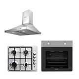 Kumtel Inox Ankastre Set Gri