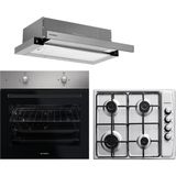 Kumtel Inox Aspiratörlü Ankastre Set