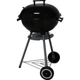 Kumtel Kömürlü Barbekü KB-453Y Yuvarlak Emaye Kaplama 74 cm Dayanıklı Tekerlekli Mangal