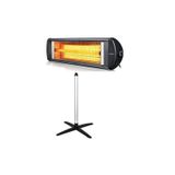 Kumtel Luxell Ecoray 2300 W Ayaklı Infrared Isıtıcı Siyah