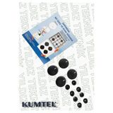 KUMTEL Uyumlu-siyah-Ocak-Düğmesi-12-parça