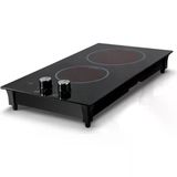 Kumtel V3-02 Ikili Vitroseramik Elektrikli Domino Ocak