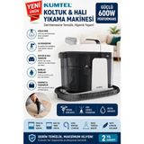 Kumtel Yeni Koltuk ve Halı Yıkama Makinesi 600W Güçlü Emiş, 16 Kpa Vakum, Taşınabilir Derin Temizlik Cihazı(Kumtel Türkiye Garantili)
