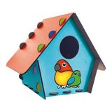 Kumtoys Taş Boyama + Ahşap Kuş Evi (2'li Set)