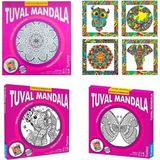 Kumtoys Tuval Mandala Boyama Seti 30X30 cm - 1 - Çok Renkli