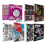 Kumtoys Tuval Mandala +Filografi Sanatı+Linol Baskı + Pul Sanatı (4'lü Set)