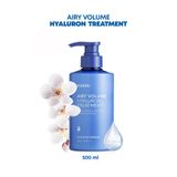 Kundal Arındıran Nemlendiren Hacim Veren Saç Kremi KUNDAL Airy Volume Hyaluron Treatment 500ml Blossom Br.