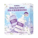 KUNDAL Canlandırıcı Saç Bakım Seti Honey & Macadamia Nature ShampooTreatment-White Musk Edition