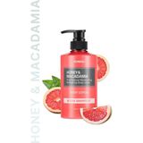Kundal Nemlendirici ve Besleyici Vücut Losyonu KUNDAL Honey & Macadamia Pure Body Lotion (Pink Grapefruit)