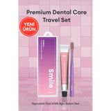 Kundal Taşınabilir Özel Kılıflı Diş Macunu ve Diş Fırçası Seti Kundal Premium Dental Care Travel Set