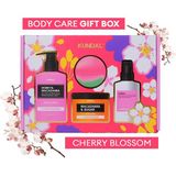 Kundal Yoğun Nemlendirme Etkili Dörtlü Vücut Bakım Seti Bath & Body Gift Edition (CHERRY BLOSSOM)