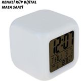 Küp Çalar Saat - Standart - Renkli