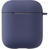 Kupa Apple AirPods Kılıf Soft Mat Görünümlü Yüzey Ince Şık Yumuşak Dizayn Silikon - Lacivert