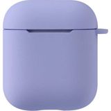 Kupa Apple AirPods Kılıf Soft Mat Görünümlü Yüzey Ince Şık Yumuşak Dizayn Silikon - Mor