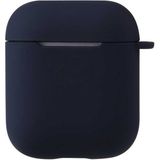 Kupa Apple AirPods Kılıf Soft Mat Görünümlü Yüzey Ince Şık Yumuşak Dizayn Silikon - Siyah