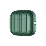 Kupa Apple Airpods Pro 2. Nesil Kılıf Şeritli Bavul Tasarım Darbe Emici Silinebilir Esnek Silikon - Koyu Yeşil