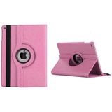 Kupa Apple iPad 10.2 8.nesil Kılıf Uyku Modu Standlı 360 Dönebilen Tam Koruma Tablet Kılıfı Akıllı Kapak - Açık Pembe