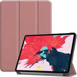 Kupa Apple iPad Air 10.9 2020 (4.nesil) Kılıf Deri Görünüm Standlı Kapak Tam Koruma Tablet Kılıfı - Rose Gold