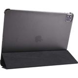 Kupa Apple iPad Pro 12.9 2021 (5.nesil) Kılıf Deri Görünüm Standlı Kapak Tam Koruma Tablet Kılıfı - Siyah