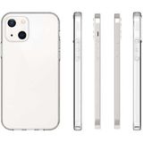 Kupa Apple iPhone 14 Plus Kılıf Darbe Emici Şeffaf Pürüzsüz Şık Görünüm Parlak Ultra Ince Silikon Kapak
