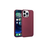 Kupa Apple iPhone 14 Pro Max Kılıf Darbe Emici Leke Tutmaz Soft Pürüzsüz Ultra Ince Esnek Silikon Kapak - Mürdüm