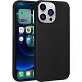 Kupa Apple iPhone 14 Pro Max Kılıf Darbe Emici Leke Tutmaz Soft Pürüzsüz Ultra Ince Esnek Silikon Kapak - Siyah