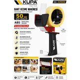 Kupa Bant Makinesi 50 mm Genişlik Abs Bantlama Rulosu Ön Gerdirme Özelliği Metal Kesici Bıçak Kod :KUP8058