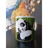 kupa bardak panda yeşil