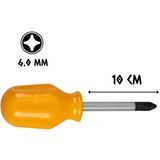 Kupa Hırdavat Kupa Küçük Topaç Tornavida Yıldız Uçlu 6.0 - 5 Cm - 6x50 mm. - Yıldız - Sarı
