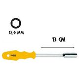 Kupa Hırdavat Kupa Lokma Tornavida Mıknatıslı Uç - No: 12 - 12 mm. - Lokma - Sarı