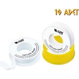 Kupa Hırdavat Kupa Su Tesisat Sızdırmazlık Sıvı Teflon Bant - 10 Adet - 0,075 mm x 12 mm x 8 mt. - Beyaz