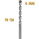 Kupa Hırdavat Kupa Tyson Beton-Duvar Delici Elmas Matkap Ucu - 6 Mm. - 10 cm. - 2 Adet - Gri - 6 mm. 10 cm.
