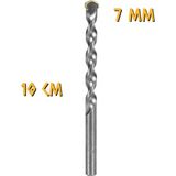 Kupa Hırdavat Kupa Tyson Beton-Duvar Delici Elmas Matkap Ucu - 7 Mm. - 10 cm. - 2 Adet - Gri - 7 mm. 10 cm.