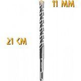 Kupa Hırdavat Kupa Tyson Sds Plus Delici Hilti-Matkap Ucu - 11 Mm. - 21 cm - Gri - 11 mm - 21 cm