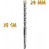 Kupa Hırdavat Kupa Tyson Sds Plus Delici Hilti-Matkap Ucu - 20 Mm. - 35 cm - Gri - 20 mm - 35 cm