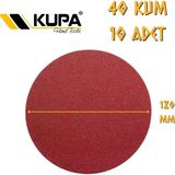 Kupa Hırdavat Kupa Yuvarlak Cırt Zımpara 180 mm - P40 Kum - 10 Adet