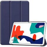 Kupa Huawei Matepad 10.4 Kılıf Deri Görünüm Standlı Kapak Tam Koruma Tablet Kılıfı - Lacivert