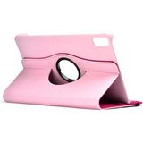 Kupa Huawei Matepad 10.4 Kılıf Uyku Modu Standlı 360 Dönebilen Tam Koruma Tablet Kılıfı Akıllı Kapak - Açık Pembe