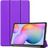 Kupa Huawei Matepad T8 Kılıf Deri Görünüm Standlı Kapak Tam Koruma Tablet Kılıfı - Mor