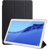Kupa Huawei T5 10 Inc Kılıf Deri Görünüm Standlı Kapak Tam Koruma Tablet Kılıfı - Siyah
