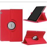 Kupa Huawei T5 10 Inc Kılıf Uyku Modu Standlı 360 Dönebilen Tam Koruma Tablet Kılıfı Akıllı Kapak - Kırmızı